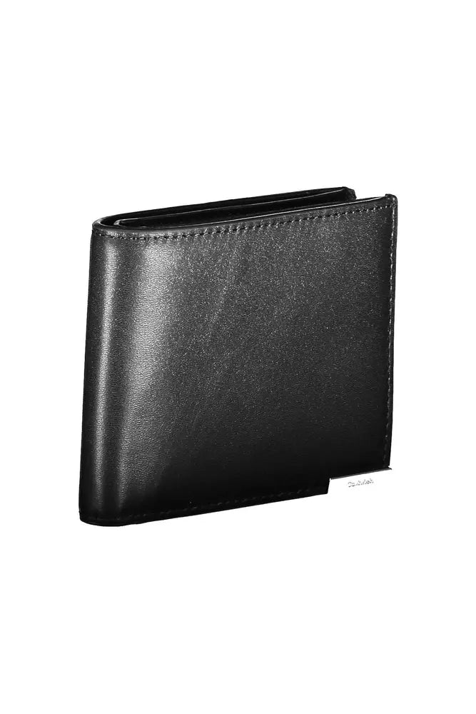 Sleek Black RFID-Blocking Wallet