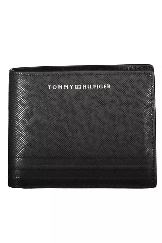 Elegant Black Leather Bifold Wallet