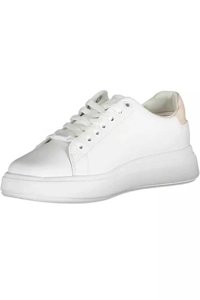 White Leather Women Sneaker