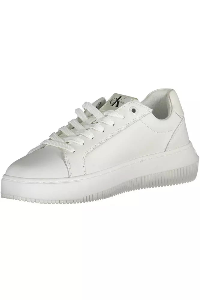 White Leather Women Sneaker