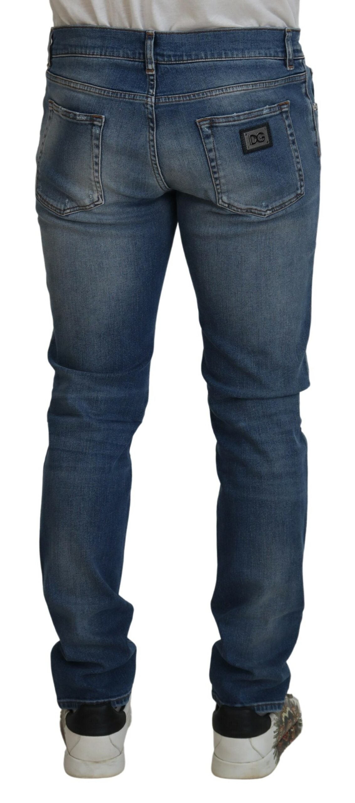 Chic Slim Fit Italian Denim Jeans