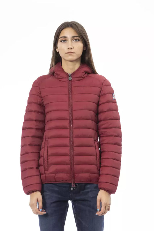 Red Nylon Women's Jacket