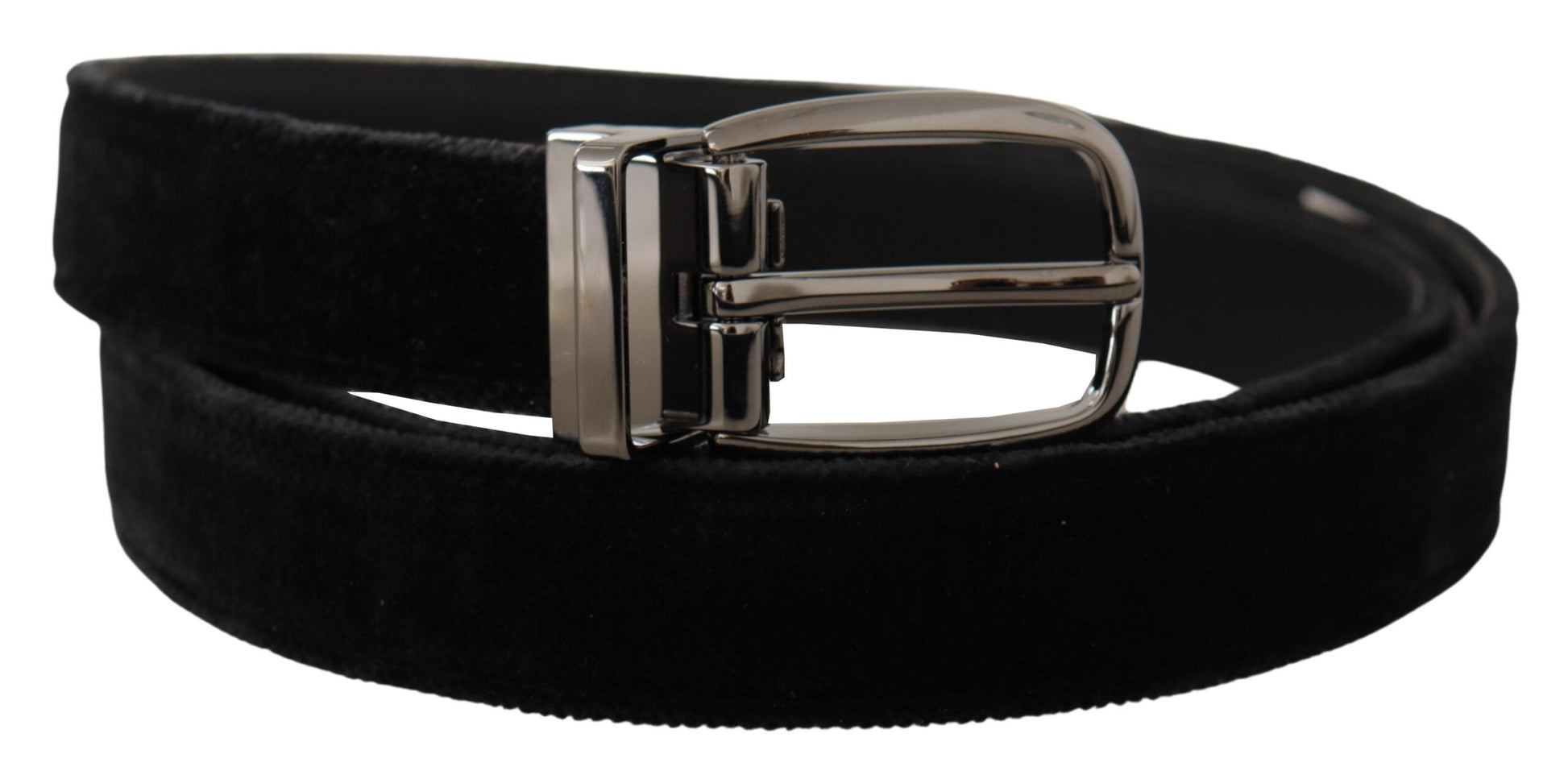 Elegant Black Velvet Designer Belt