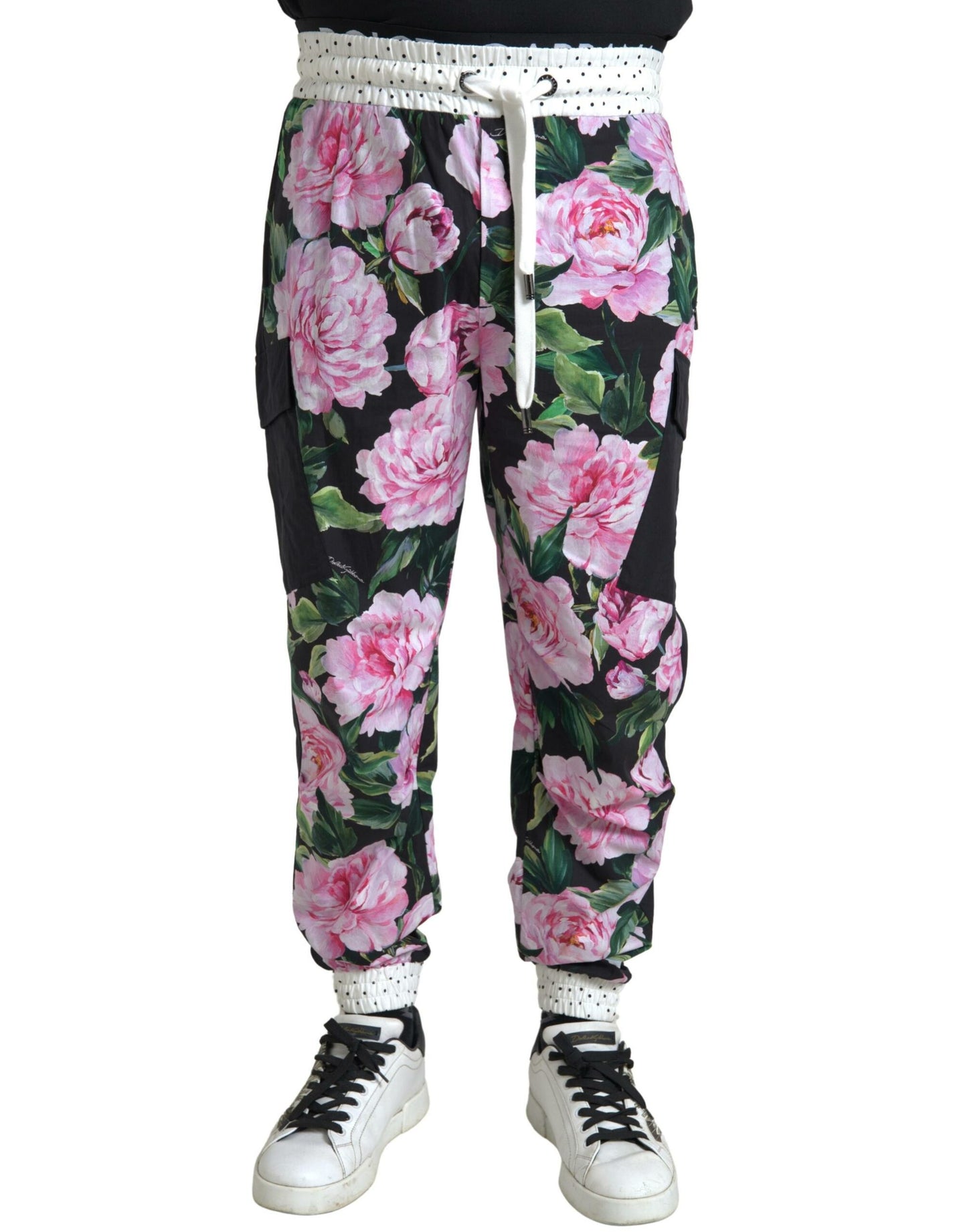 Elegant Multicolor Cotton Joggers