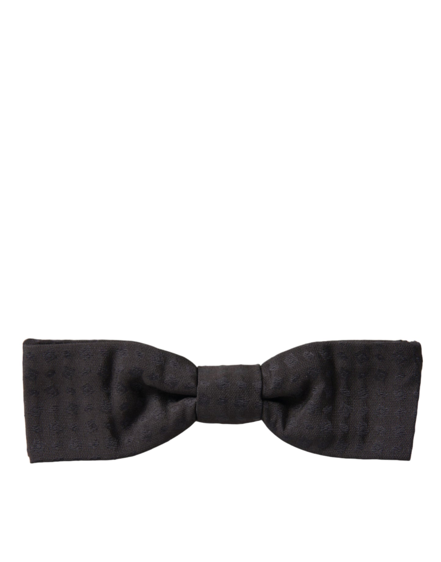 Elegant Brown Fantasy Silk Bow Tie