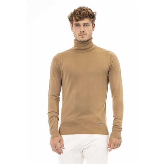 Beige Modal Men Sweater