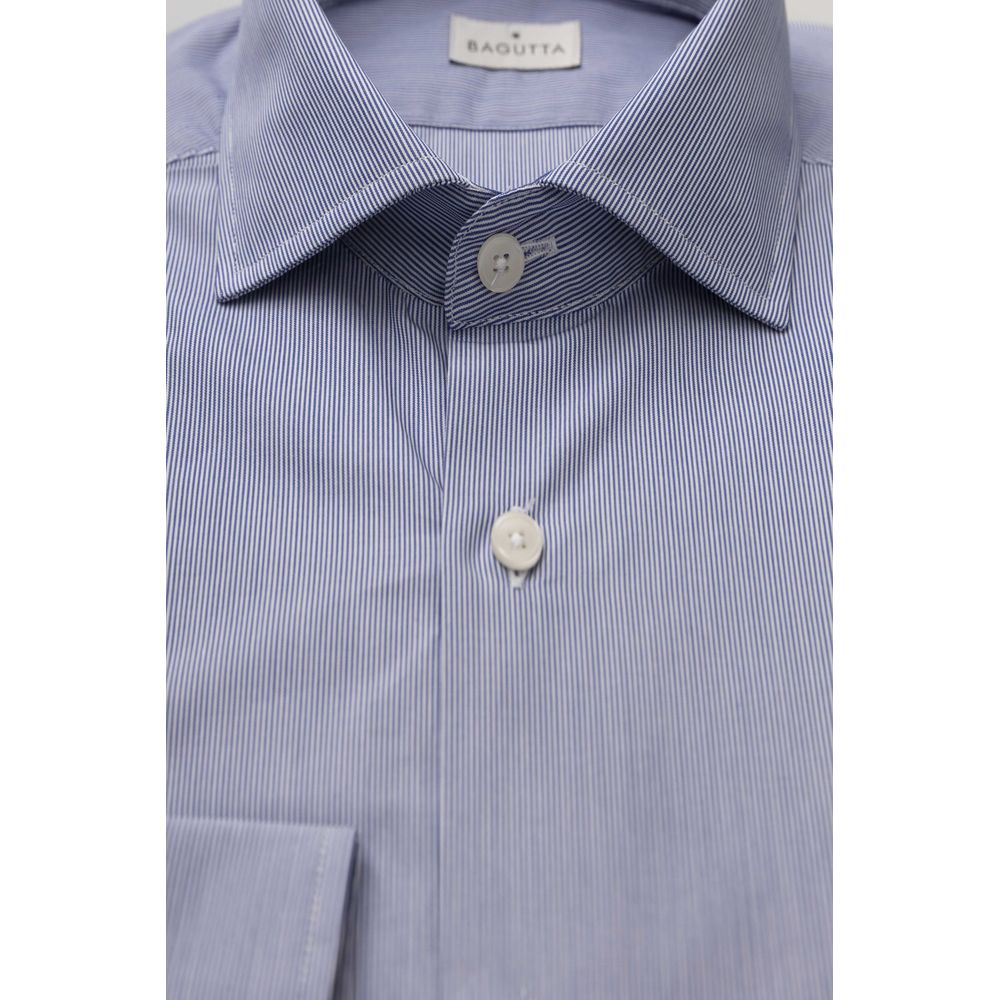 Light Blue Cotton Men Shirt