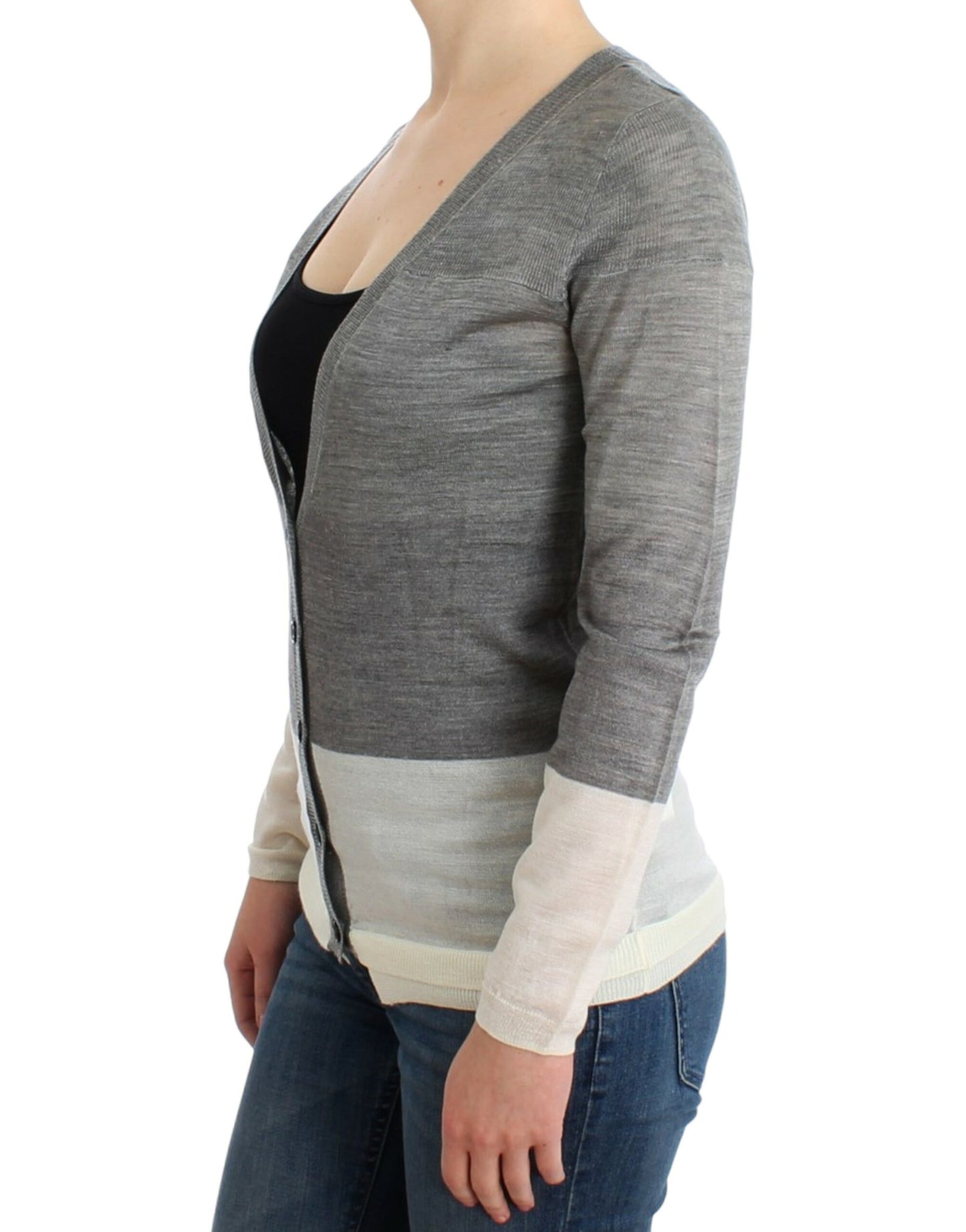 Chic Gray Lightweight Cardigan