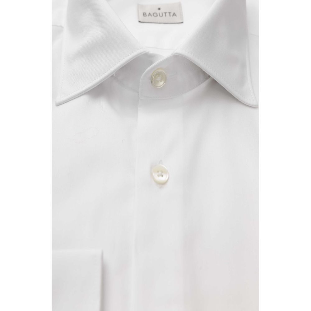 White Cotton Men's Shirt