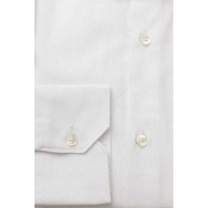 White Cotton Men's Shirt