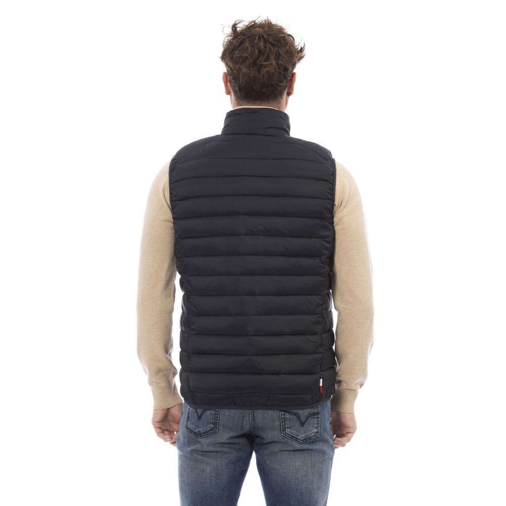 Black Polyamide Men Vest