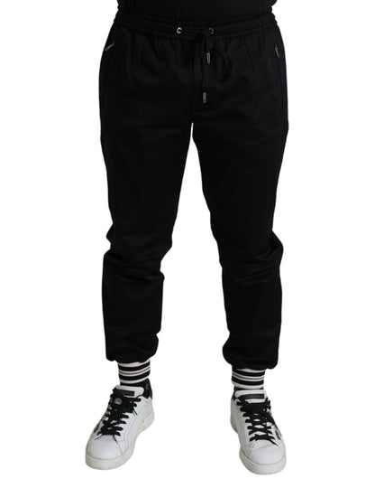 Sleek Skinny Cotton Jogger Pants