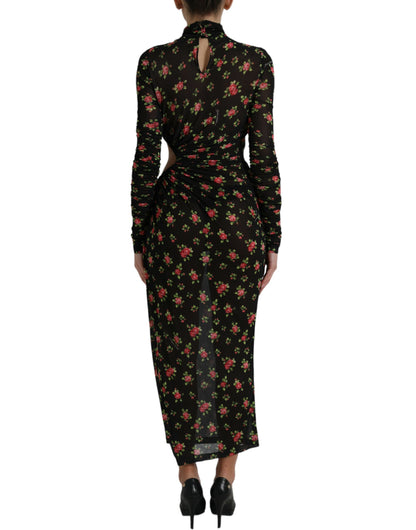 Elegant Floral Sheath Dress