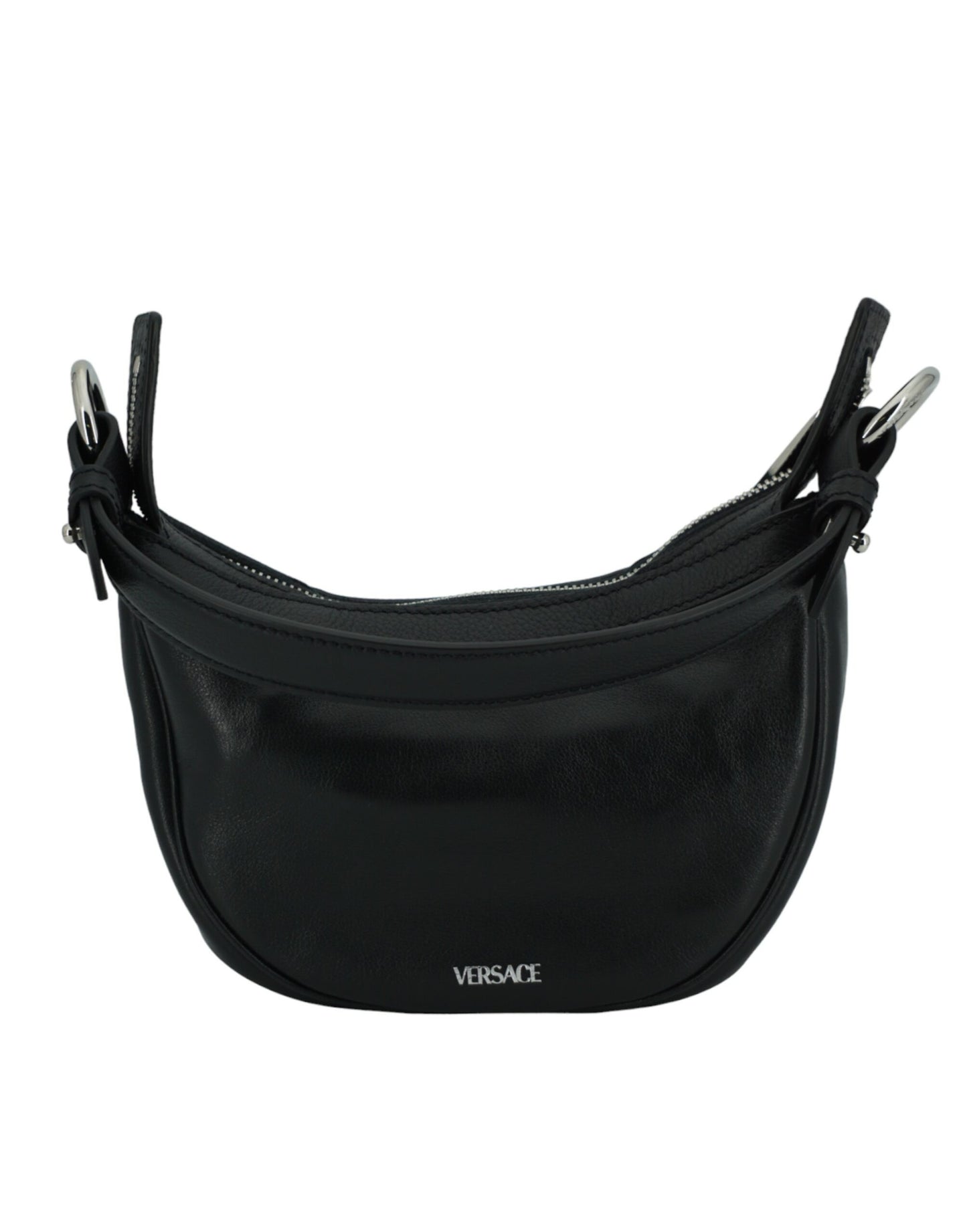 Elegant Black Mini Hobo Shoulder Bag