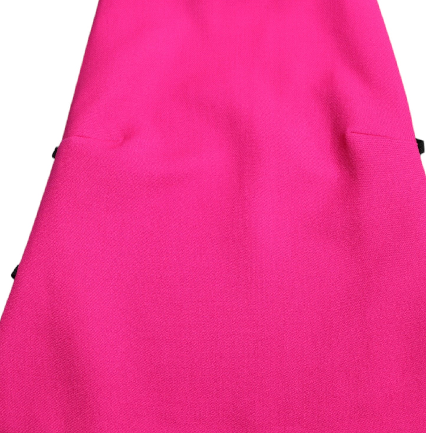 Elegant Pink Turtleneck Sleeveless Wool Top