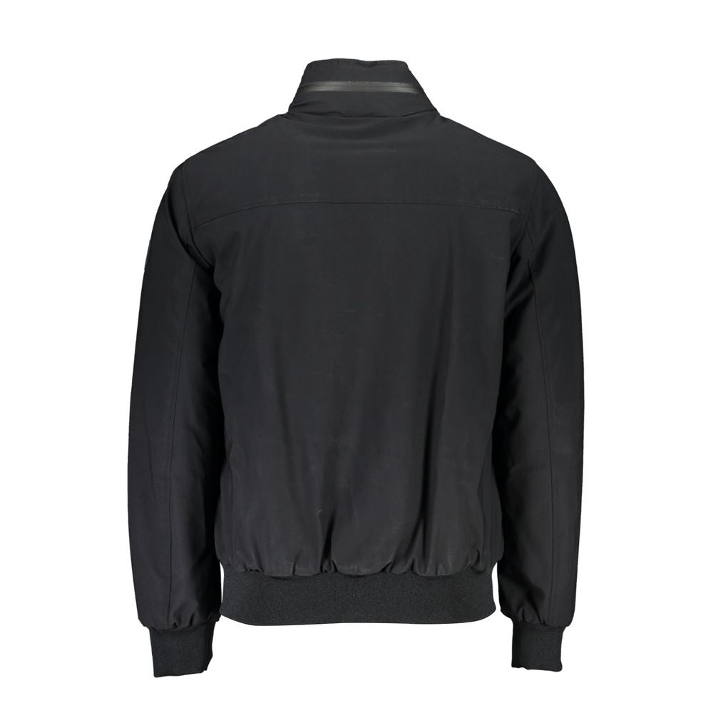 Black Polyamide Men Jacket