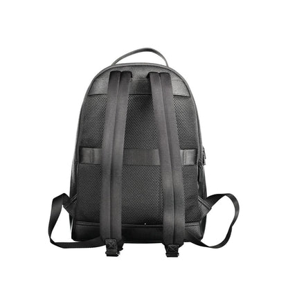 Chic Black Daily Backpack with Laptop Compartment