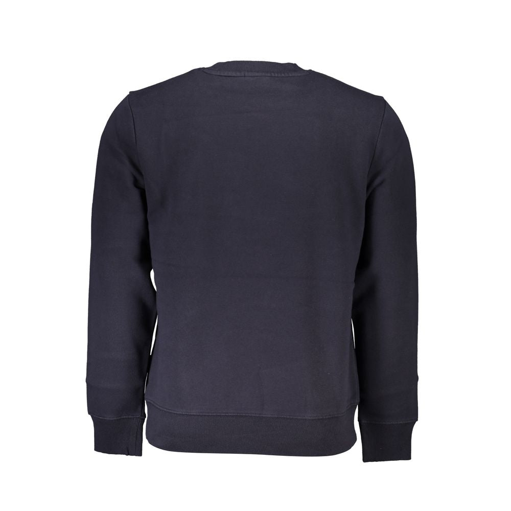 Regal Blue Crew Neck Fleece Sweater