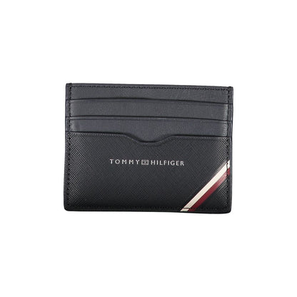 Blue Leather Men Wallet