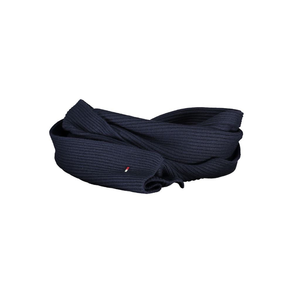 Blue Cotton Men Scarf