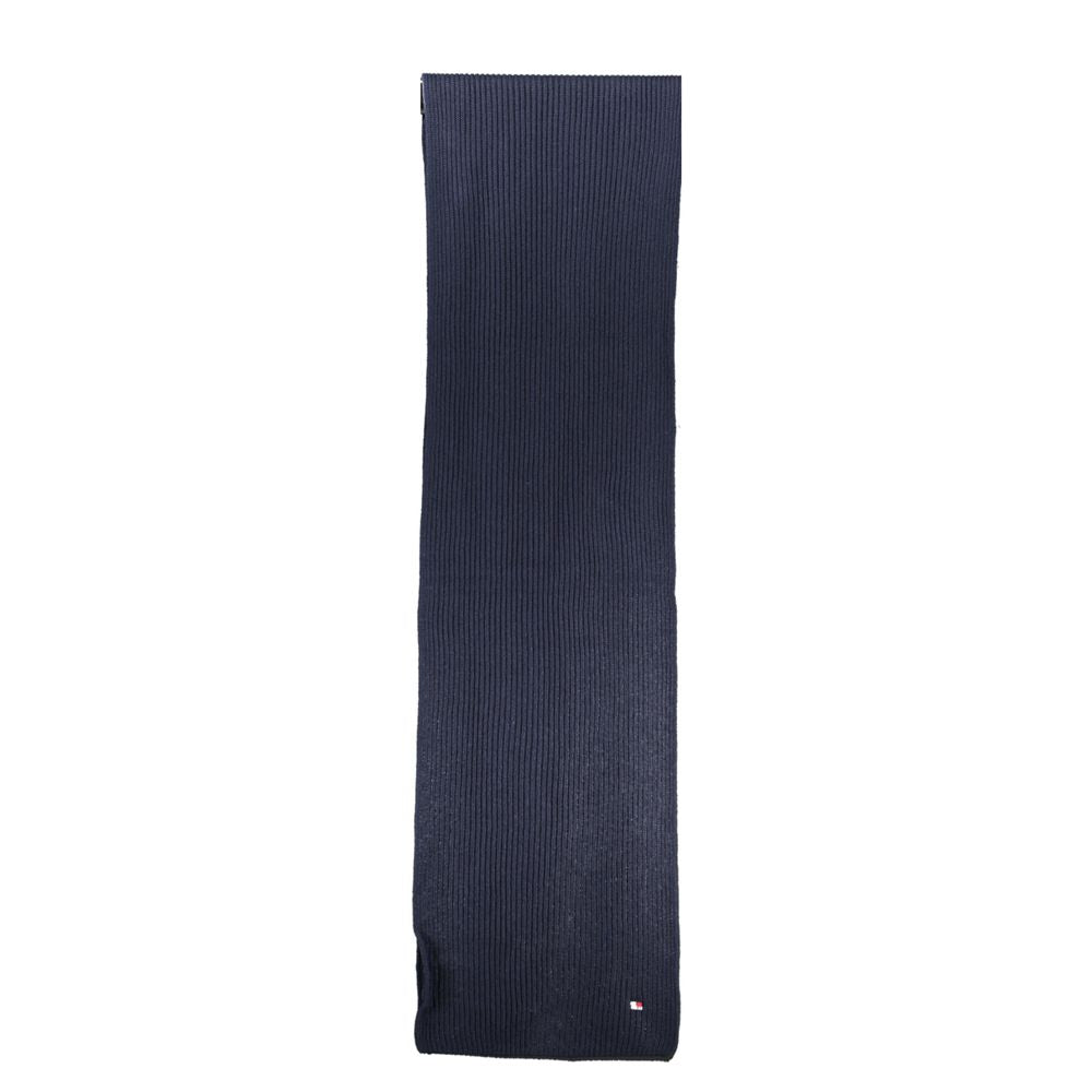 Blue Cotton Men Scarf