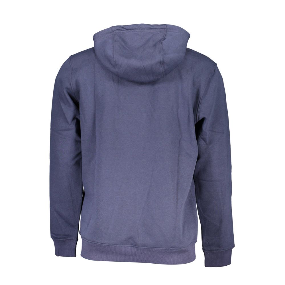 Blue Cotton Men Sweater