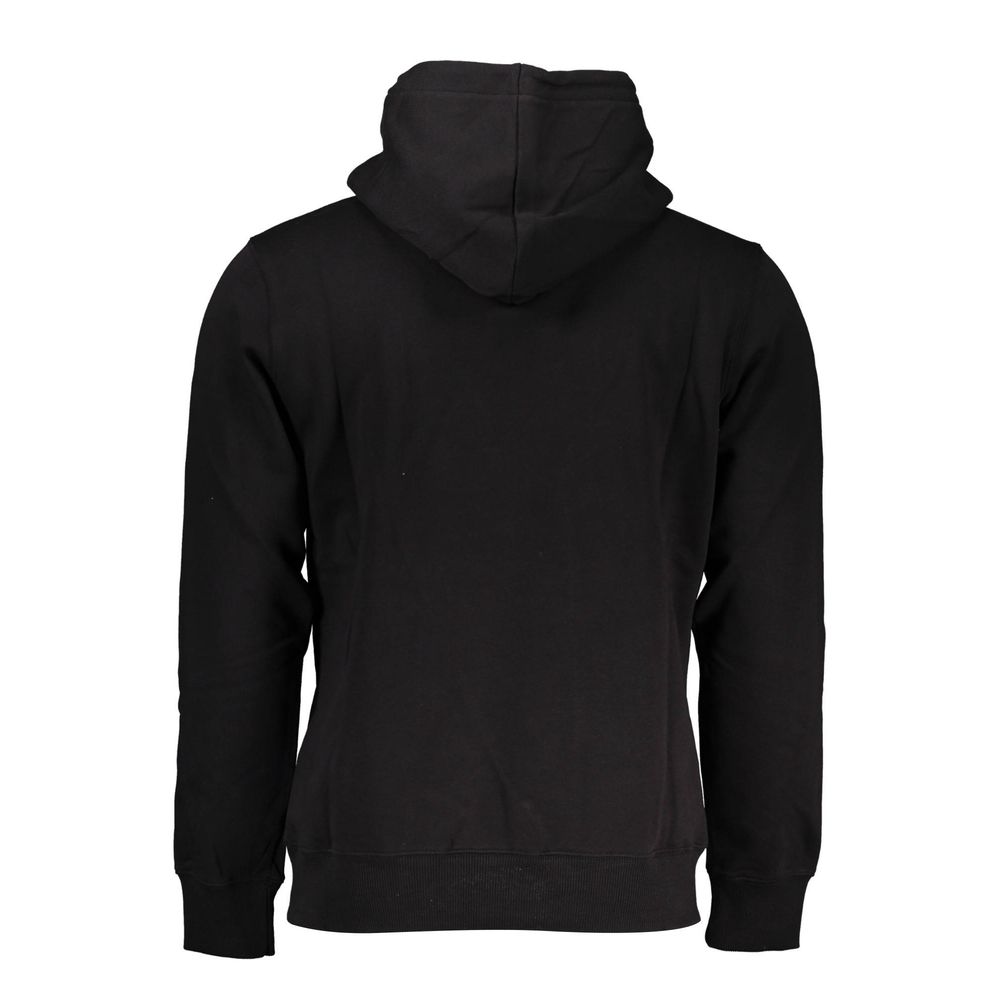 Elegant Contrast Detail Hooded Sweatshirt