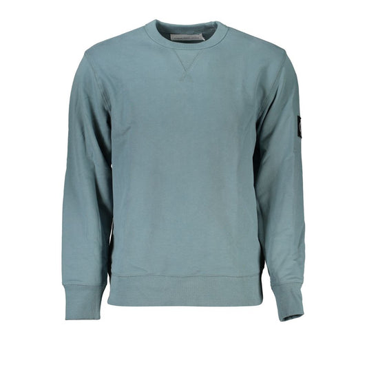 Eco-Conscious Green Crew Neck Sweatshirt