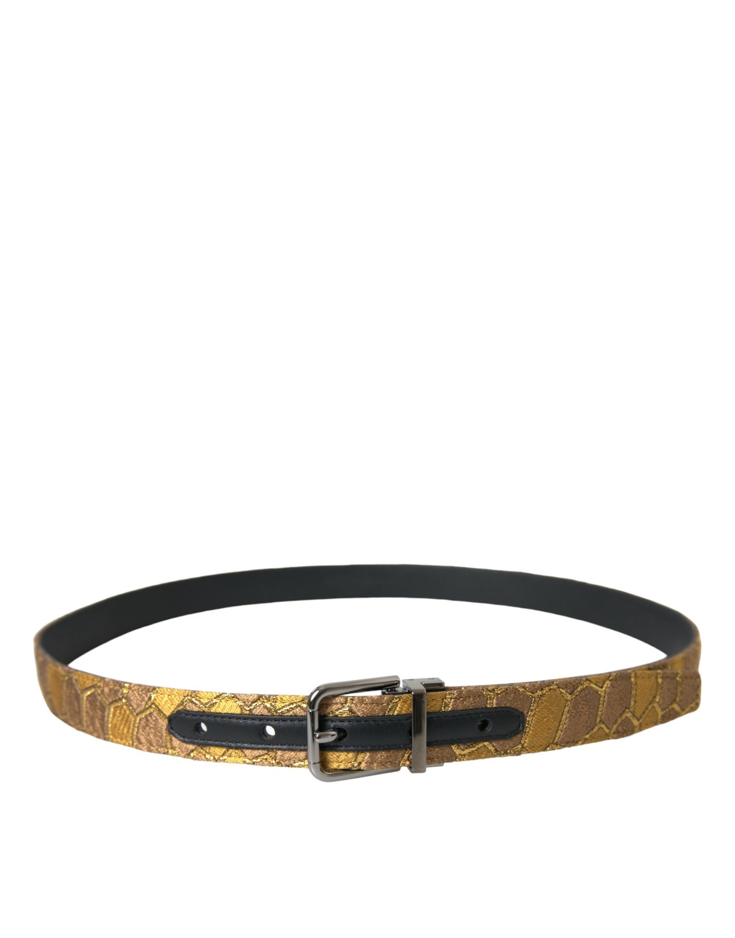 Elegant Gold Leather Belt