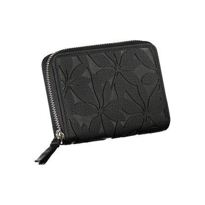 Chic Black Wallet with Elegant Detailing