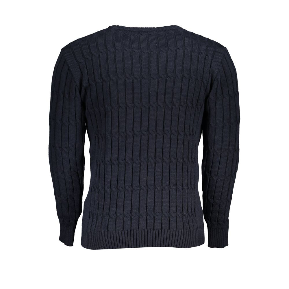 Elegant Twisted Crew Neck Sweater