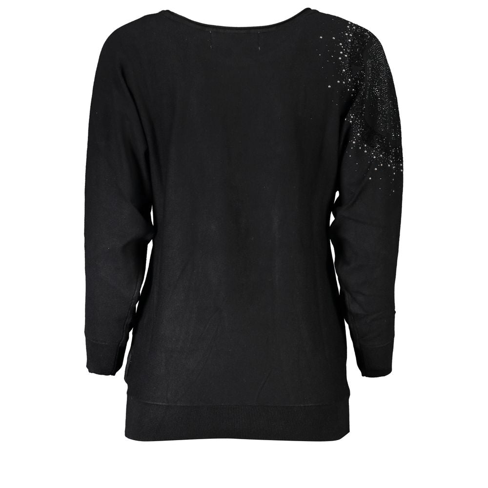 Elegant Long Sleeve Rhinestone Sweater