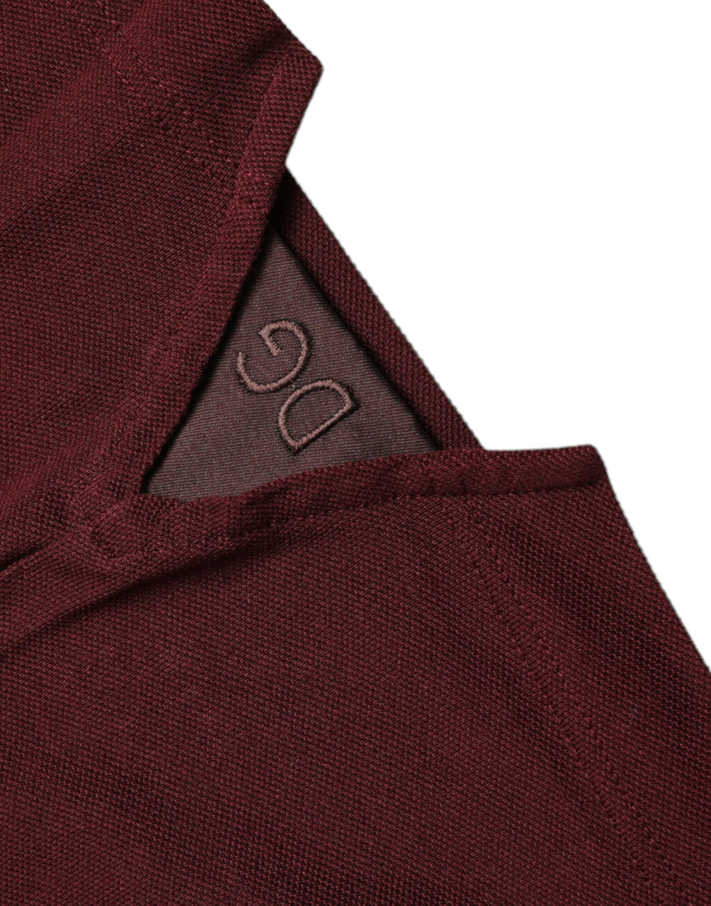 Elegant Maroon Cotton Blend Polo Tee