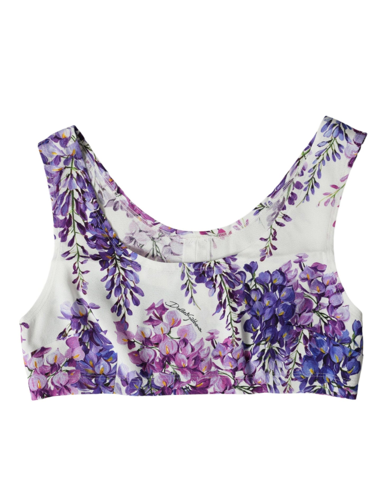 Elegant Floral Cropped Top