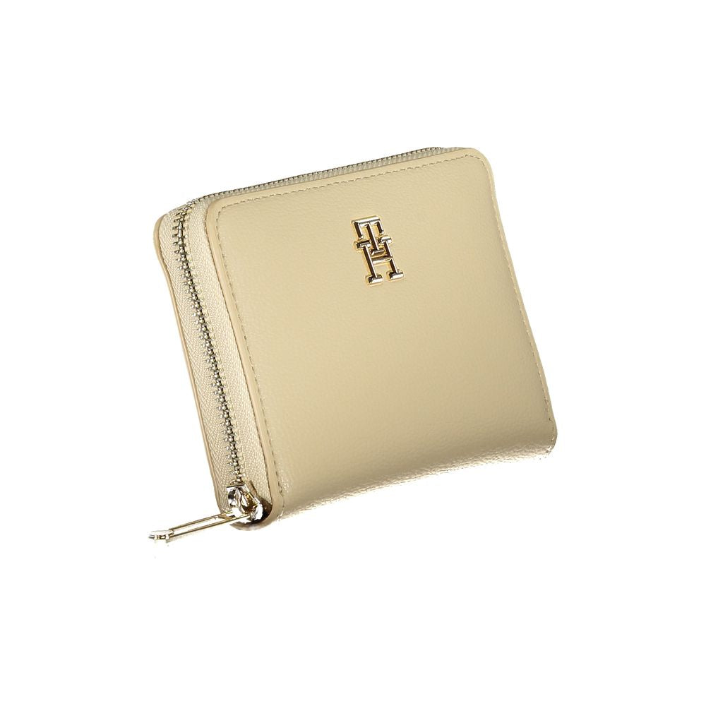 Beige Polyester Wallet