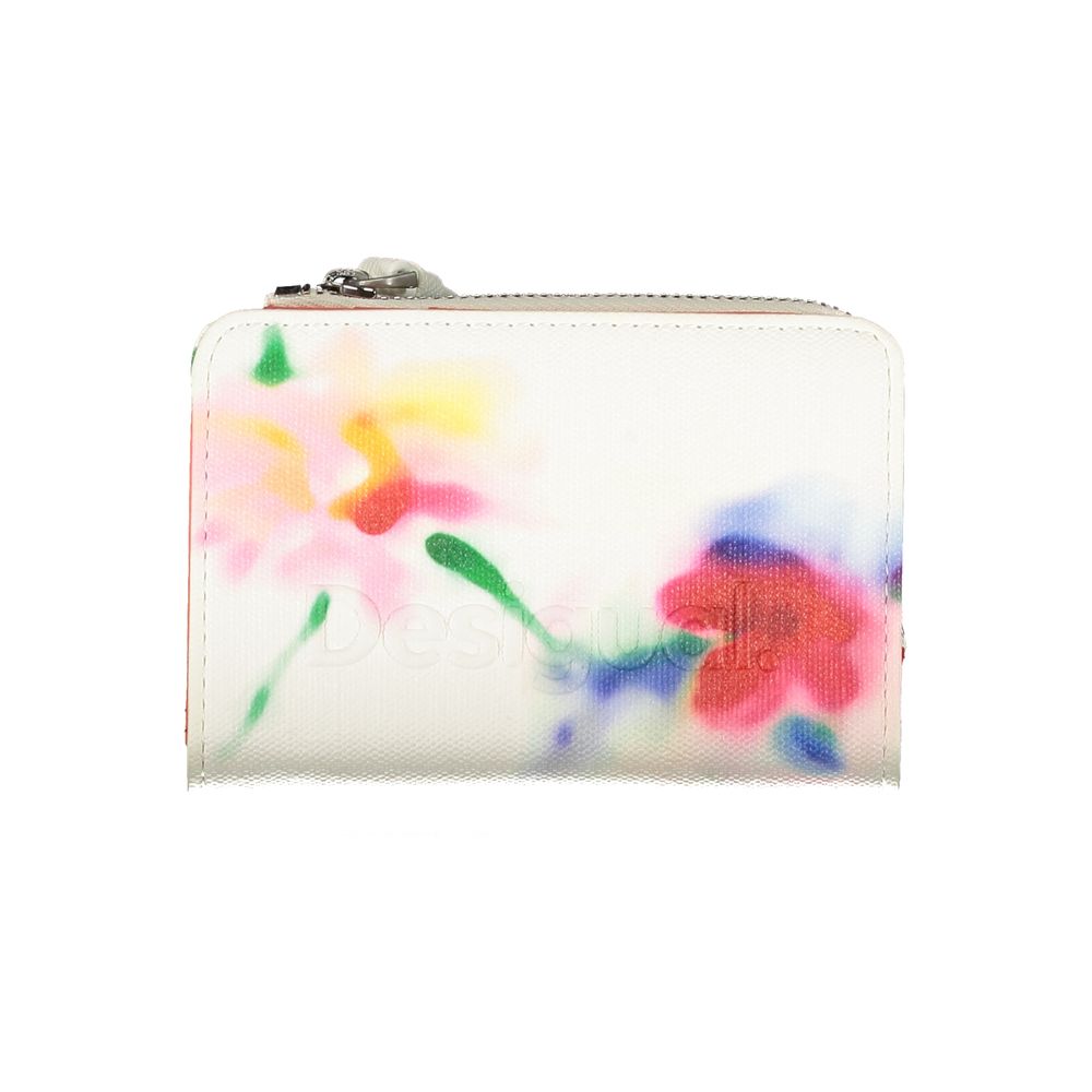 White Polyester Wallet