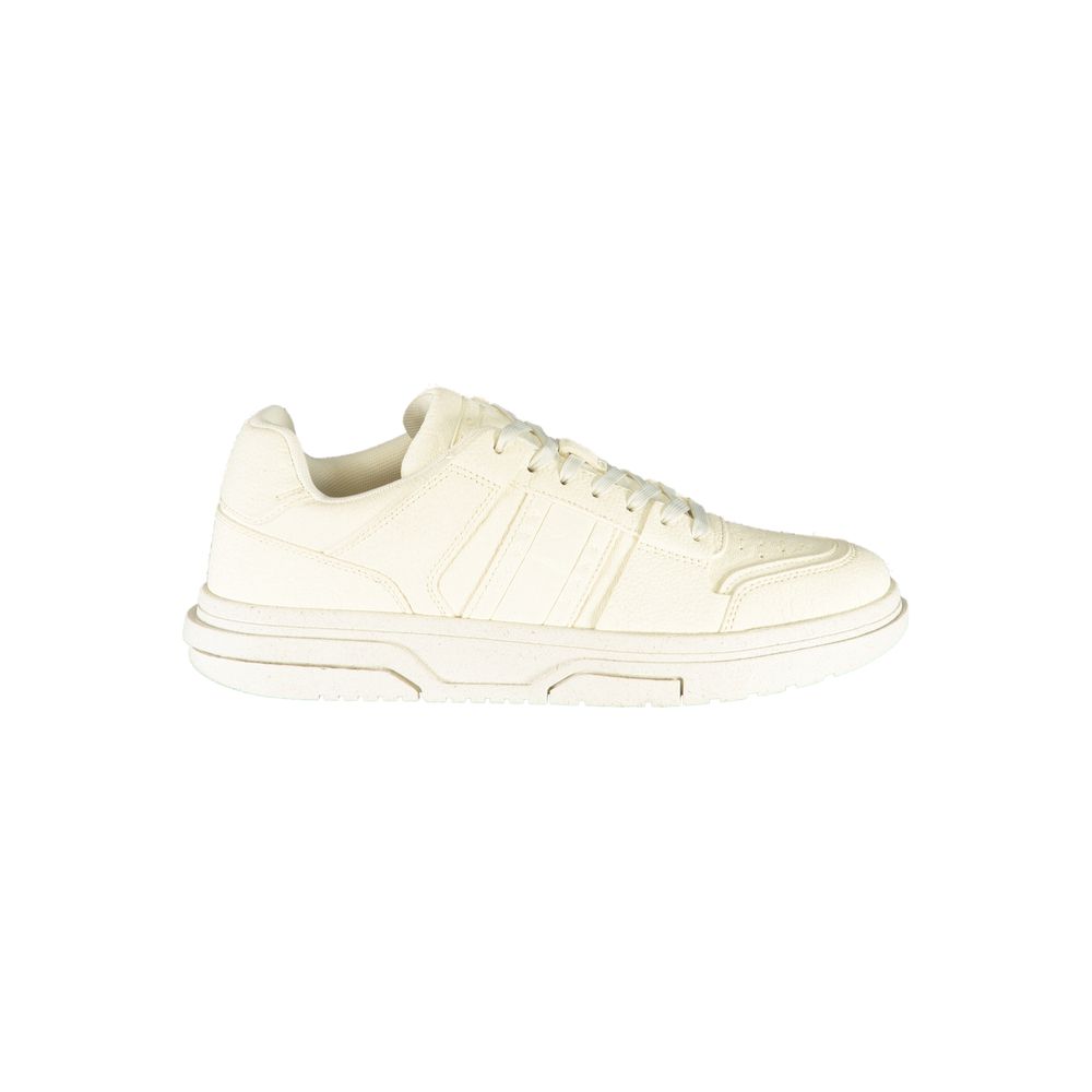 White Polyester Sneaker