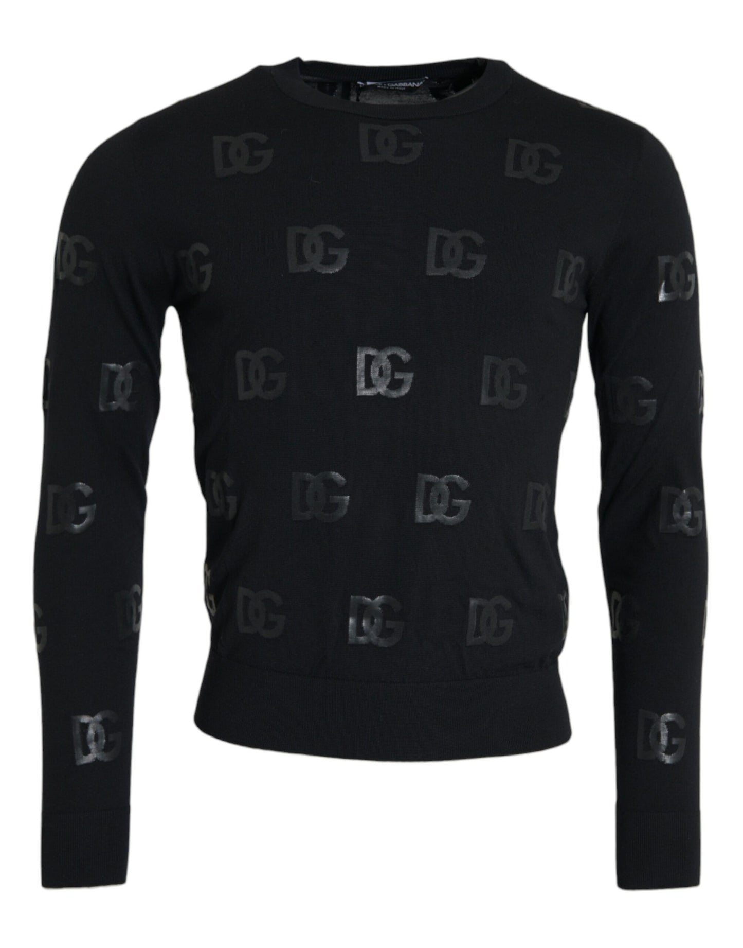 Black DG Logo Pullover Sweatshirt Sweater