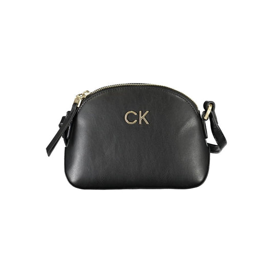 Black Polyester Handbag