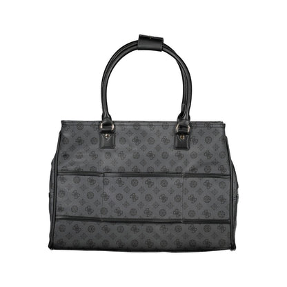 Gray Polyethylene Handbag