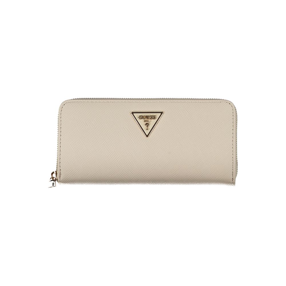 Beige Polyethylene Wallet