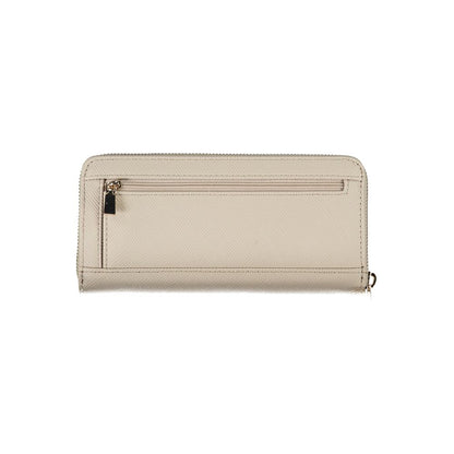 Beige Polyethylene Wallet