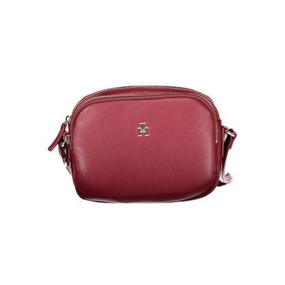 Pink Polyester Women Handbag