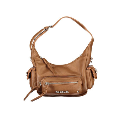 Brown Polyethylene Handbag