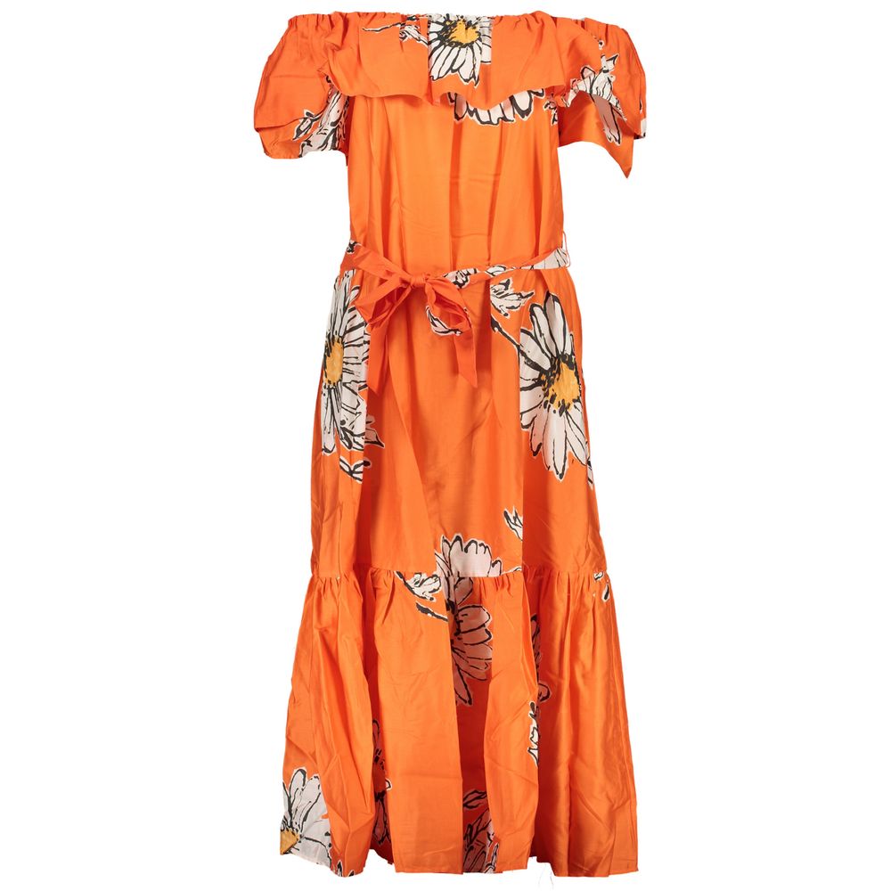 Orange Cotton Dress