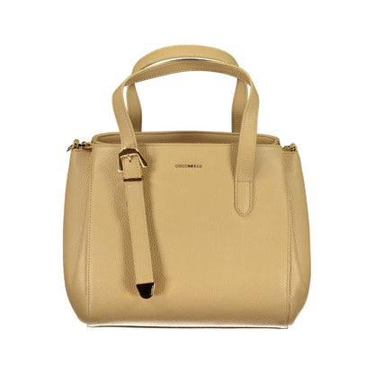 Beige Leather Handbag