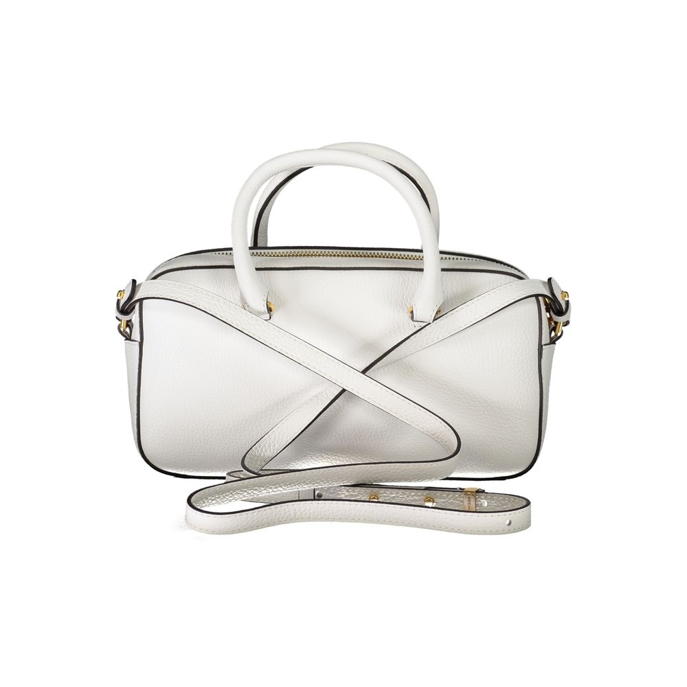 White Leather Handbag