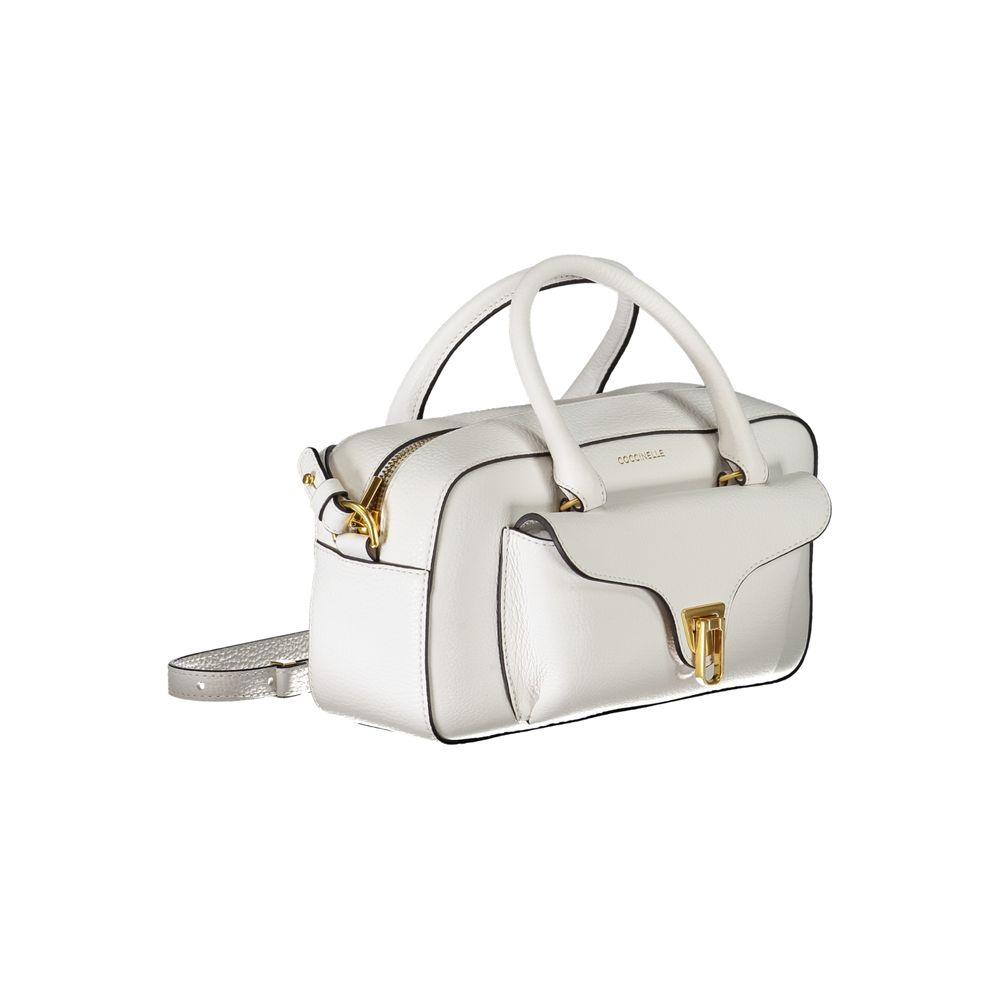 White Leather Handbag