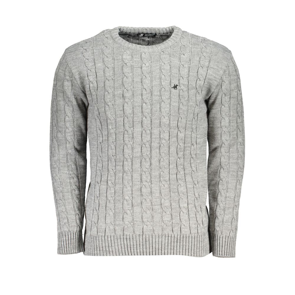 Gray Fabric Sweater