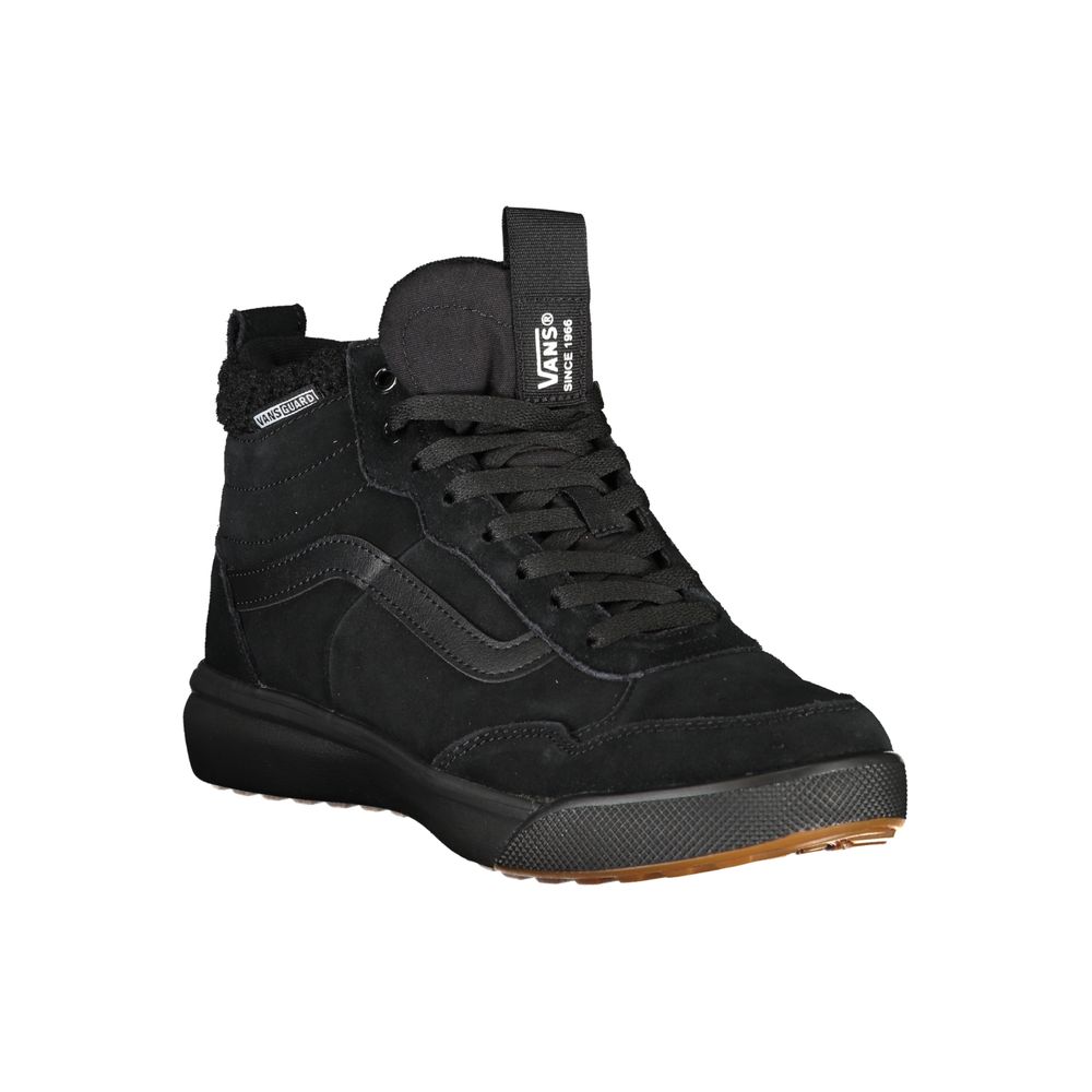 Black Polyester Sneaker